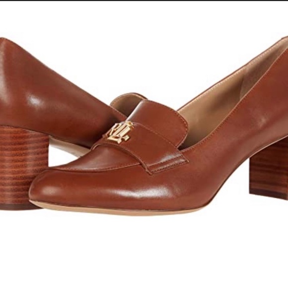 Ralph Lauren Brendi Burnished Leather 